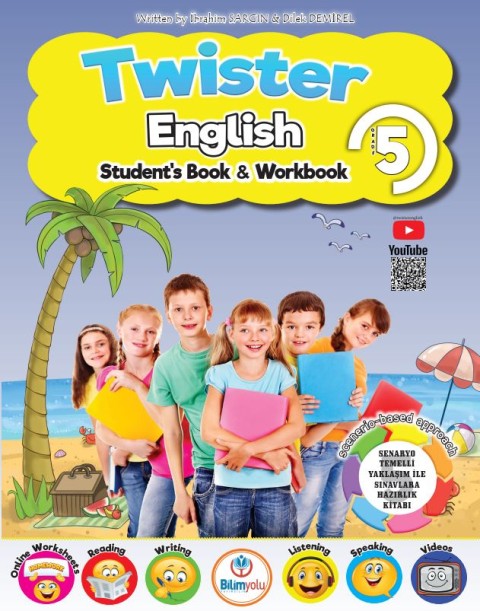Bilimyolu Yayıncılık 5. Sınıf Twister English Student's Book & Workbook İbrahim Sargın