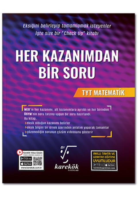 Her Kazanımdan Bir Soru TYT Matematik Karekök Yayınları