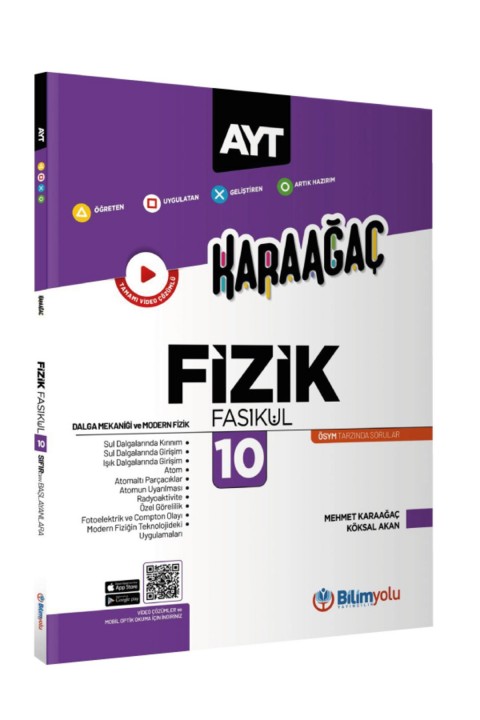 Karaağaç AYT Fizik Fasikülleri 10 (Dalga Mekaniği ve Modern Fizik)