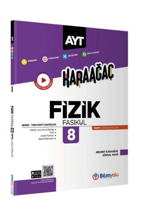 Karaağaç AYT Fizik Fasikülleri 8 (Denge-Tork Basit Makineler)