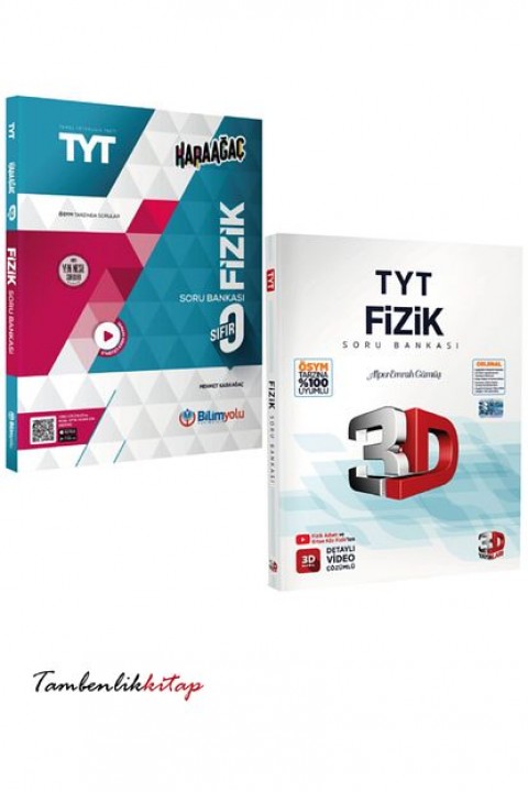 Karaağaç ve 3D Yayınlarından TYT Fizik Soru Bankası Seti