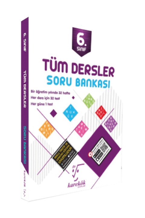 Karekök 6. Sınıf Tüm Dersler Soru Bankası (Yeni Baskı)