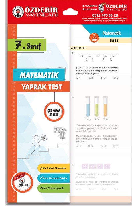 Karekök Özdebir Ortaklığıyla 7. Sınıf Tüm Dersler Soru Yaprak Test Seti