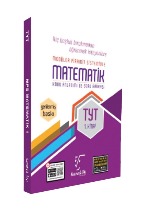 Karekök TYT Matematik Konu Anlatımlı Soru Bankası Seti 3 Kitap Birden MPS (Yeni Baskı)