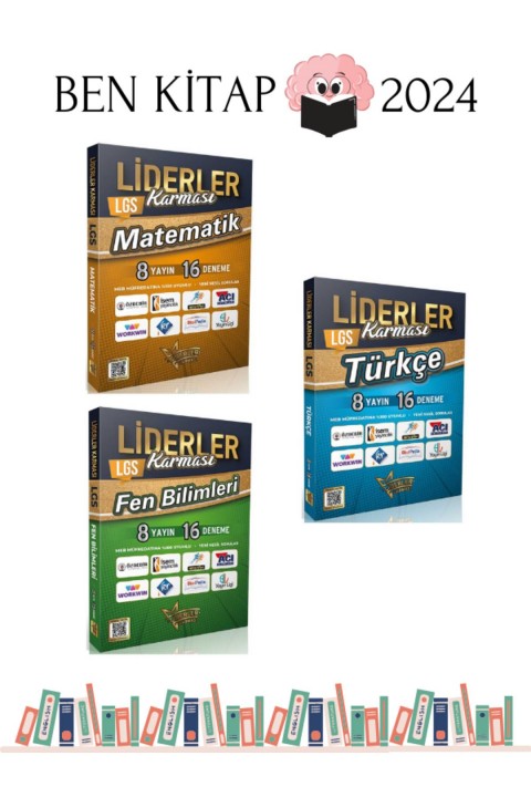 KİTAP Liderler Karması LGS Matematik - Fen Bilimleri - Türkçe Video Çözümlü Deneme