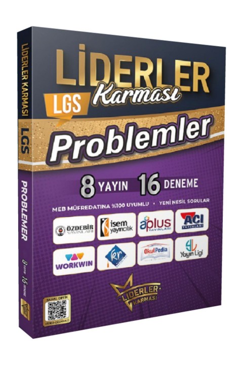 Liderler Karması 2024 Model 8.Sınıf LGS 8 Yayın Evinden 16 Problemler Branş Deneme