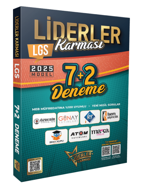 Liderler Karması 2025 Model LGS 7+2 Deneme Seti