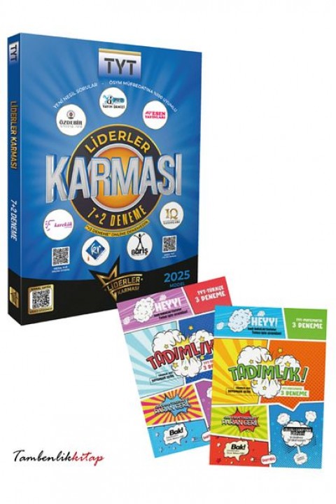 Liderler Karması 2025 Model TYT 7+2 Deneme Sınavı + Türkçe, Matematik Tadımlık Deneme