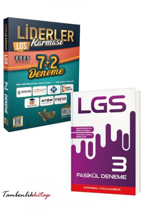 Liderler Karması 8.Sınıf LGS 10 Fasikül 2 Online Deneme Seti