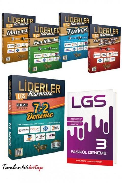 Liderler Karması 8.Sınıf LGS FULL Başarı Seti