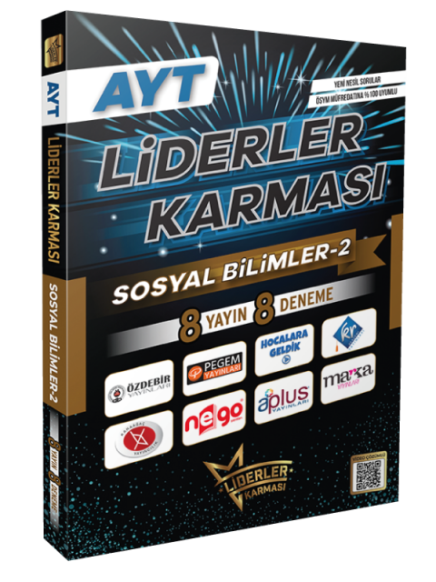 Liderler Karması AYT Sosyal Bilimler - 2 Branş Denemeleri