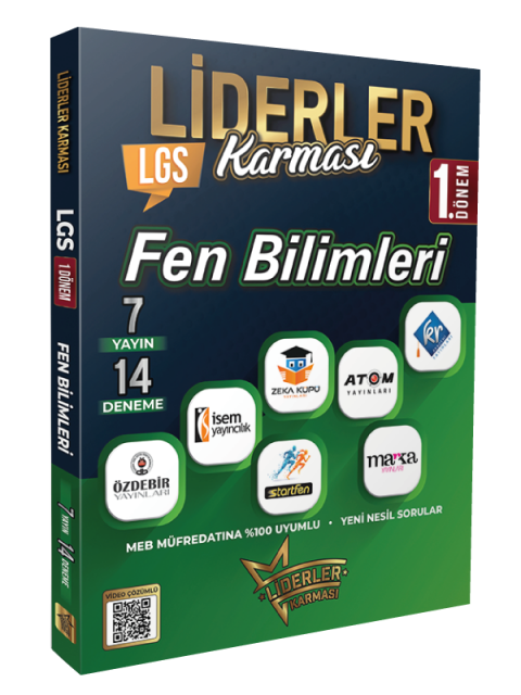Liderler Karması LGS 1.dönem Fen Bilimleri Denemeleri 7 Yayın 14 Deneme