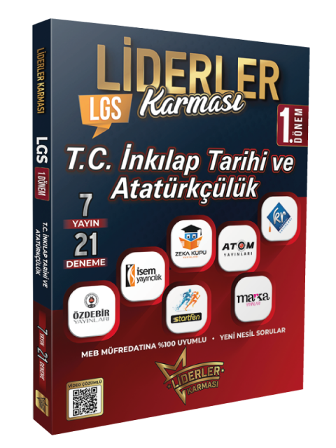Liderler Karması LGS 1.dönem Inkılap Tarihi Denemeleri 7 Yayın 21 Deneme