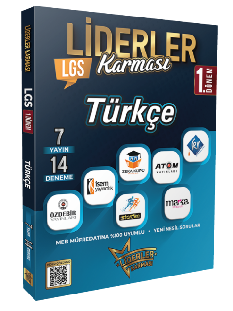 Liderler Karması LGS 1.dönem Türkçe Denemeleri 7 Yayın 14 Deneme