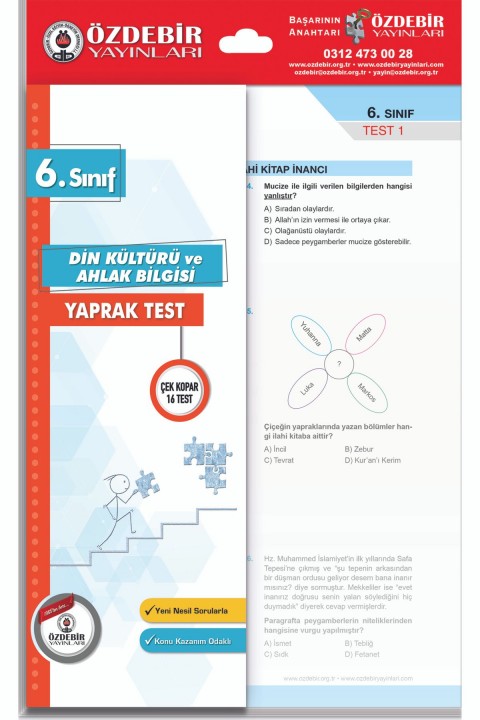 Özdebir 6.sınıf Din Kültürü Yaprak Test