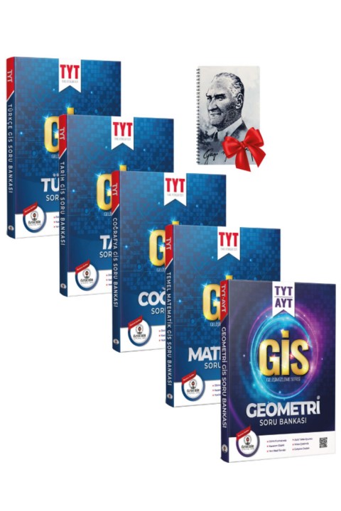 Özdebir Yayınları 2024 TYT E.A. Set (Türkçe-Matematik-Geometri-Tarih-Coğrafya) Not Defteri HEDİYELİ