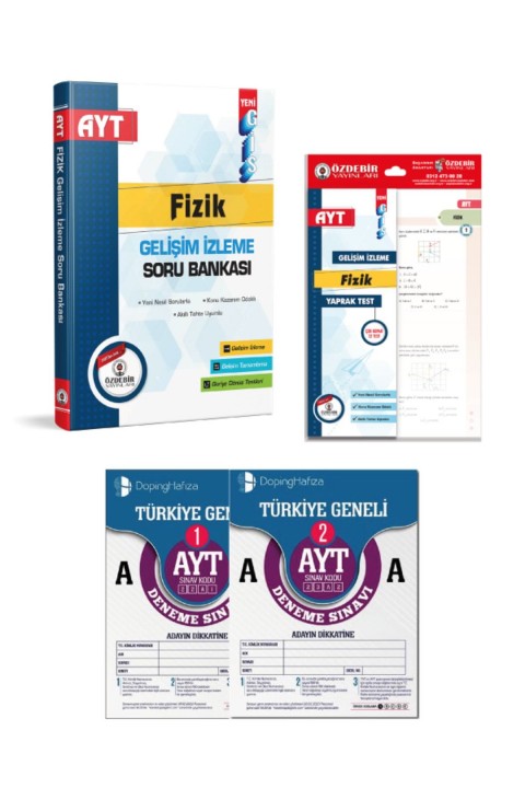 Özdebir Yayınları AYT Fizik Soru Bankası Yaprak Test Seti