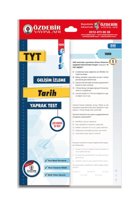 Özdebir Yayınları Gis Tyt Yaprak Test Seti