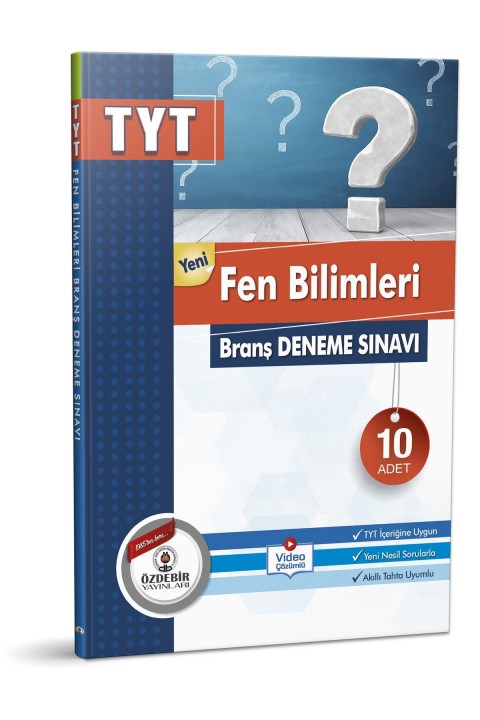 Özdebir Yayınları Tyt Branş Deneme Seti Toplam 4 Kitap (4x10 Deneme)