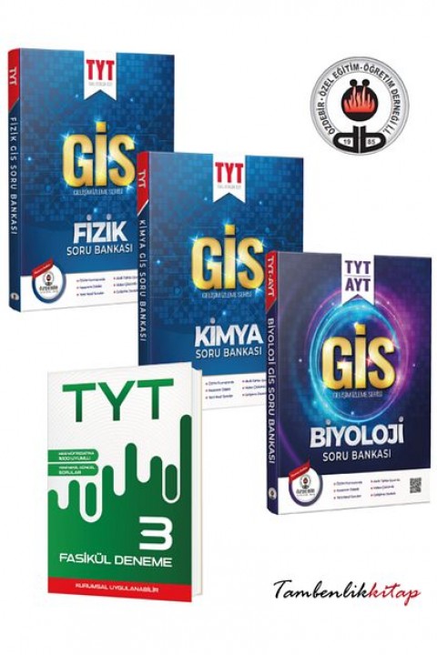 Özdebir Yayınları TYT Fen Bilimleri Soru Bankası Seti (Fizik, Kimya, Biyoloji) + 3 Deneme