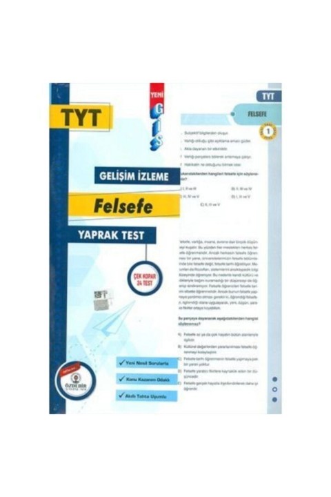 Özdebir Yayınları Tyt Türkçe Gis Yaprak Test