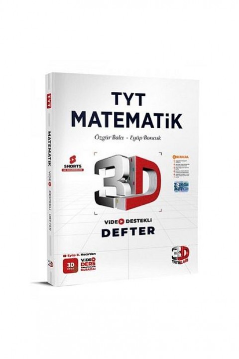 TYT 3D Matematik Video Defter Notu VDD 3D Yayınları