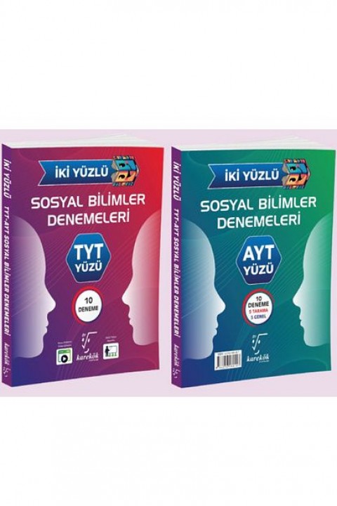 TYT-AYT İki Yüzlü Sosyal Bilimler Denemeleri ( TYT - AYT 10 Deneme )