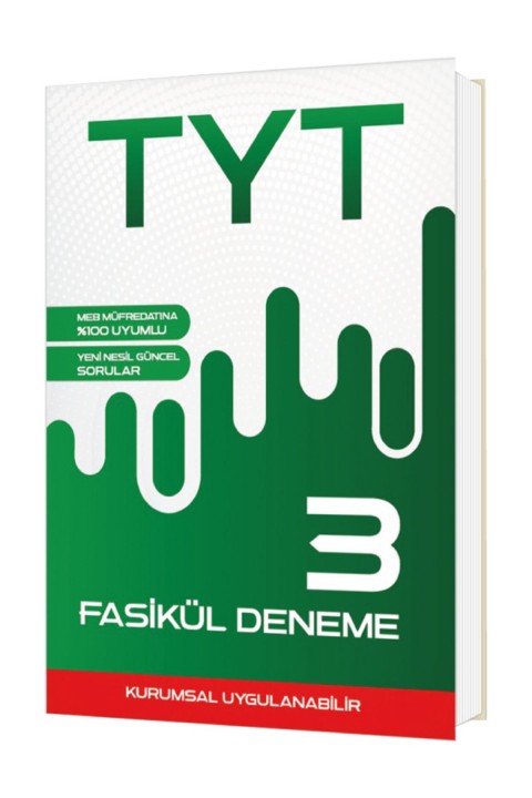 TYT Optik Form'lu Güncel 3 Fasikül Deneme (Kurumsal Uygulanabilir)