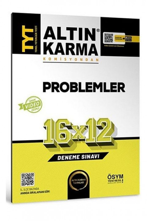 Tyt Problemler Deneme Sınavı 16x12