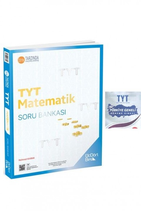 üçdörtbeş 2025 tyt matematik soru bankası ve tg deneme