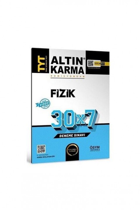 Yks Tyt Fizik 30x7 Deneme Video Çözümlü Yayınları