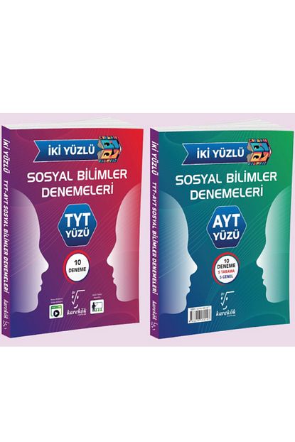 TYT-AYT İki Yüzlü Sosyal Bilimler Denemeleri ( TYT - AYT 10 Deneme )