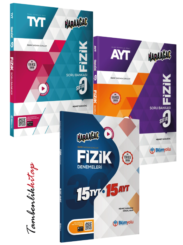 TYT-AYT Karaağaç Fiziğin Anahtarı Soru Deneme Seti TYT-AYT Karaağaç Fiziğin Anahtarı Soru Deneme Seti