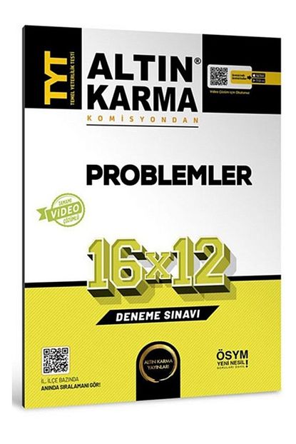 Tyt Problemler Deneme Sınavı 16x12