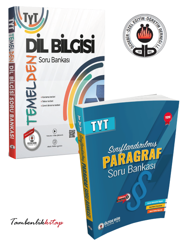 TYT Temelden Dil Bilgisi ve Sınıflandırılmış Paragraf Tamamı Çözümlü Soru Bankası Seti TYT Temelden Dil Bilgisi ve Sınıflandırılmış Paragraf Tamamı Çözümlü Soru Bankası Seti