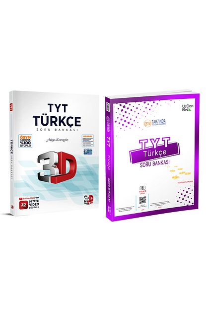Tyt Türkçe Soru Bankası Üç Dört Beş Ve 3d Yayınları Tyt Türkçe Soru Bankası Üç Dört Beş Ve 3d Yayınları