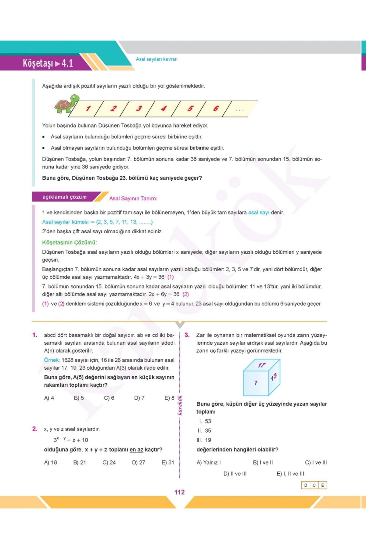 Yeni Müf. Karekök Yayınları Güncel TYT Matematik 1.Kitap Konu Anlatımlı Çözümlü Soru MPS (MODÜLLER P