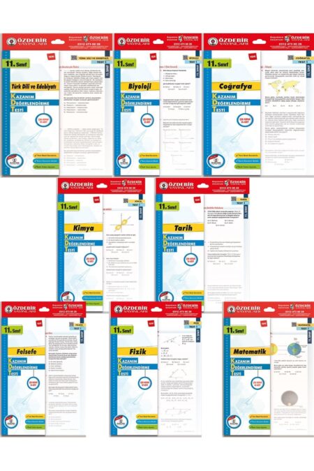 ÖZDEBİR YAYINLARI 11. SINIF YAPRAK TEST TÜM DERSLER SET