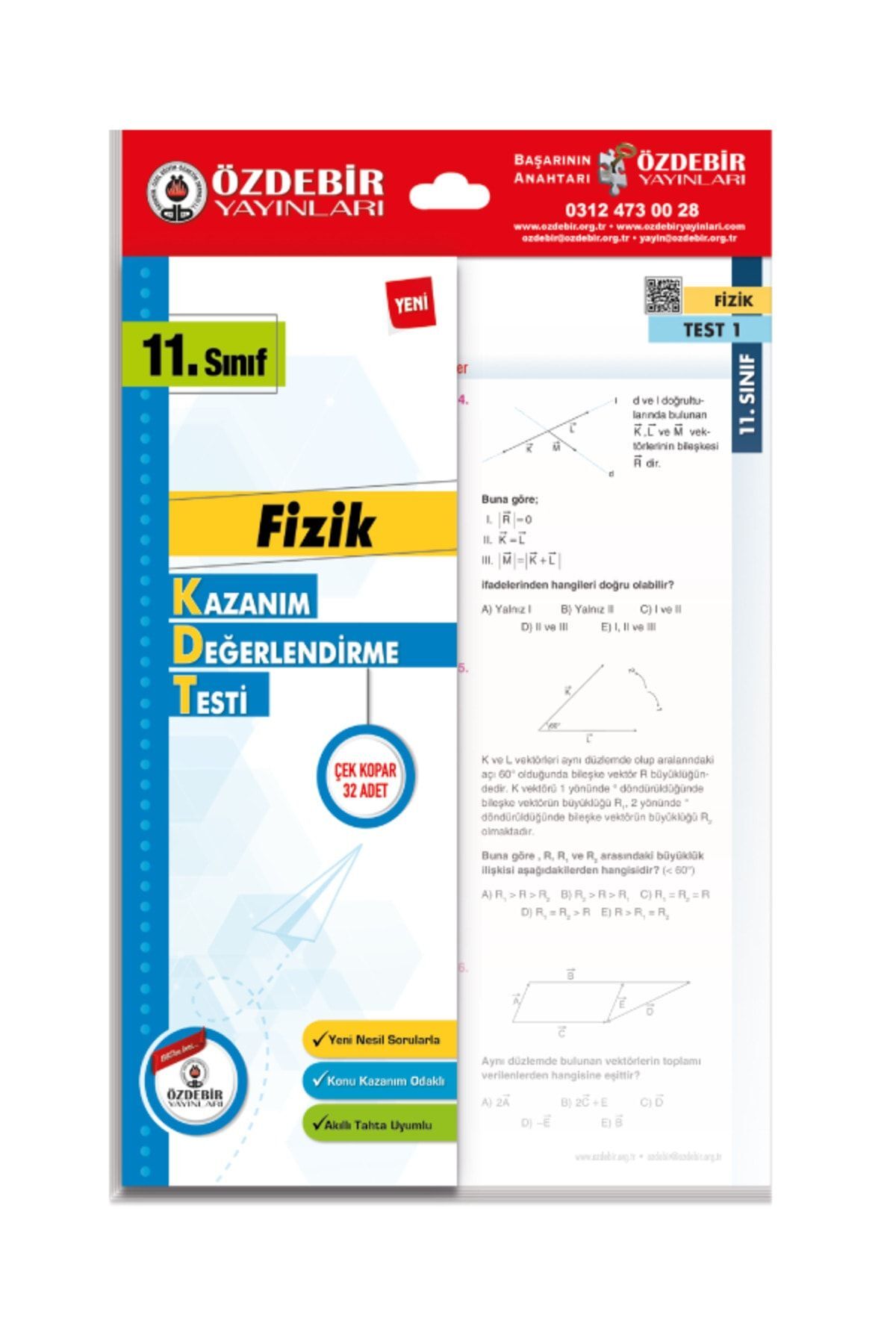 ÖZDEBİR YAYINLARI 11. SINIF YAPRAK TEST TÜM DERSLER SET - Görsel 6