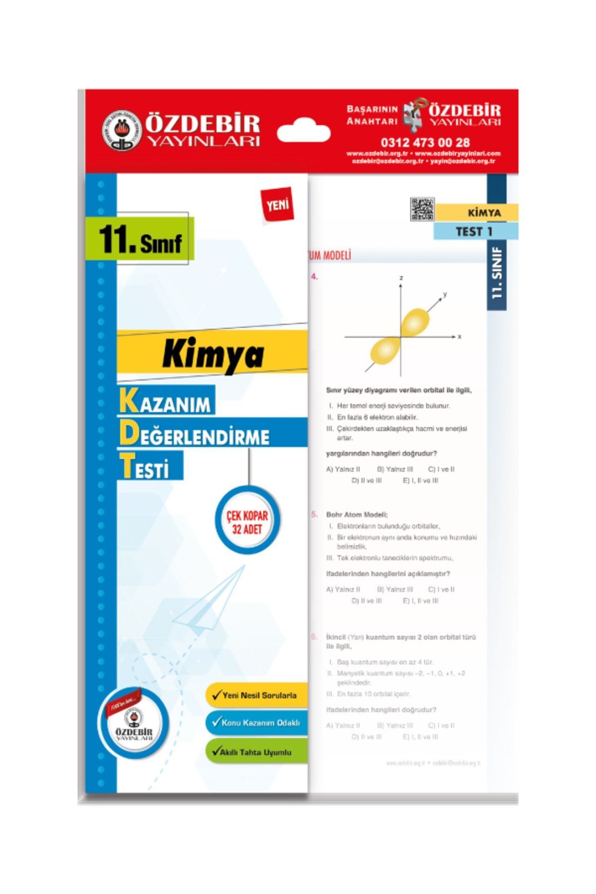 ÖZDEBİR YAYINLARI 11. SINIF YAPRAK TEST TÜM DERSLER SET - Görsel 7