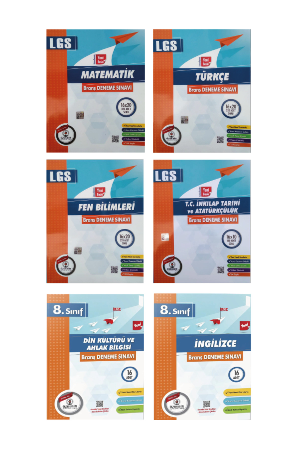 8. Sınıf Lgs Özdebir Branş Deneme Seti