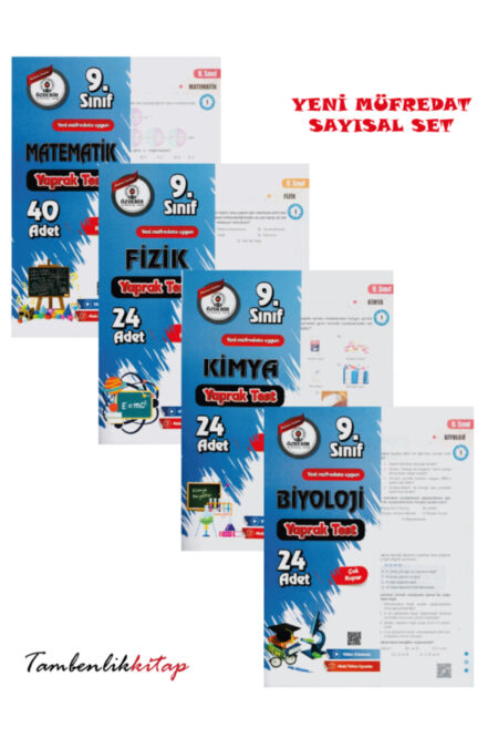 Özdebir 9.sınıf Matematik-fizik-kimya-biyoloji Yaprak Test Seti 2025
