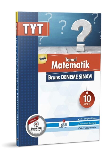 Özdebir Yayınları Tyt Temel Matematik Branş Deneme