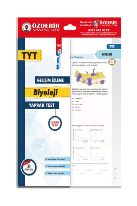 Özdebir Yayınları TYT Biyoloji GİS Yaprak Test