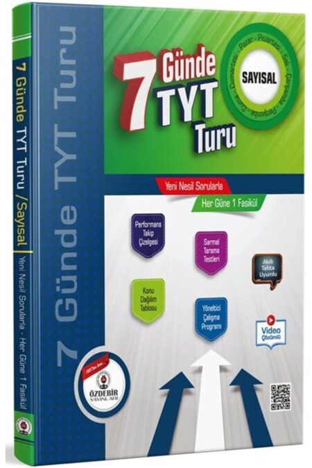 Özdebir Yayınları Tyt 7 Günde Sayısal Turu