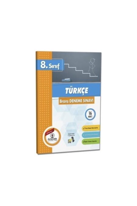 Özdebir Yayınları 8. Sınıf Türkçe Branş Deneme Sınavı