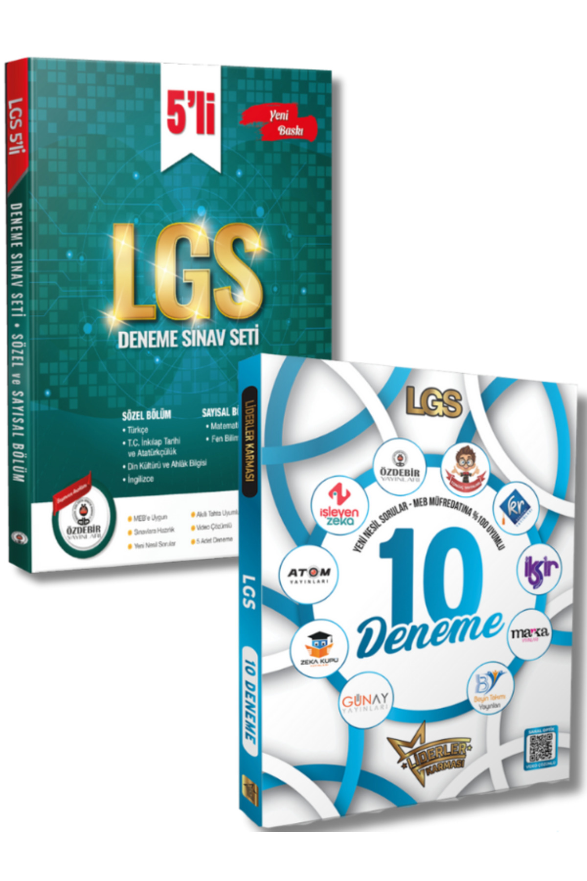 Liderler Karması ve Özdebir Yayınlarından 8.Sınıf LGS 15'li Deneme Seti