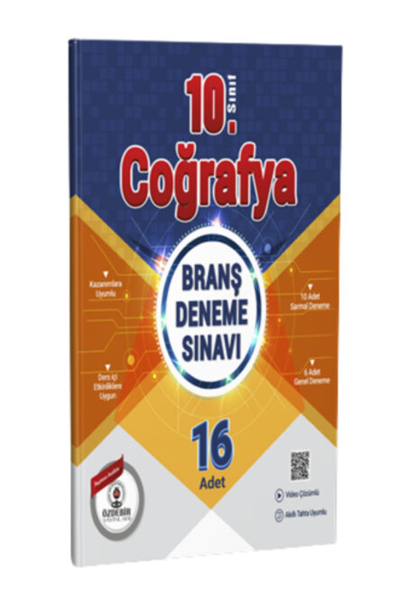 10.Sınıf Coğrafya Branş Deneme Sınavı Güncel Yeni Baskı