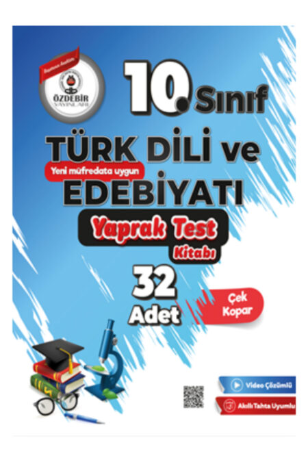 10.Sınıf Türk Dili ve Edebiyatı Yaprak Test Kitabı Güncel Yeni Baskı
