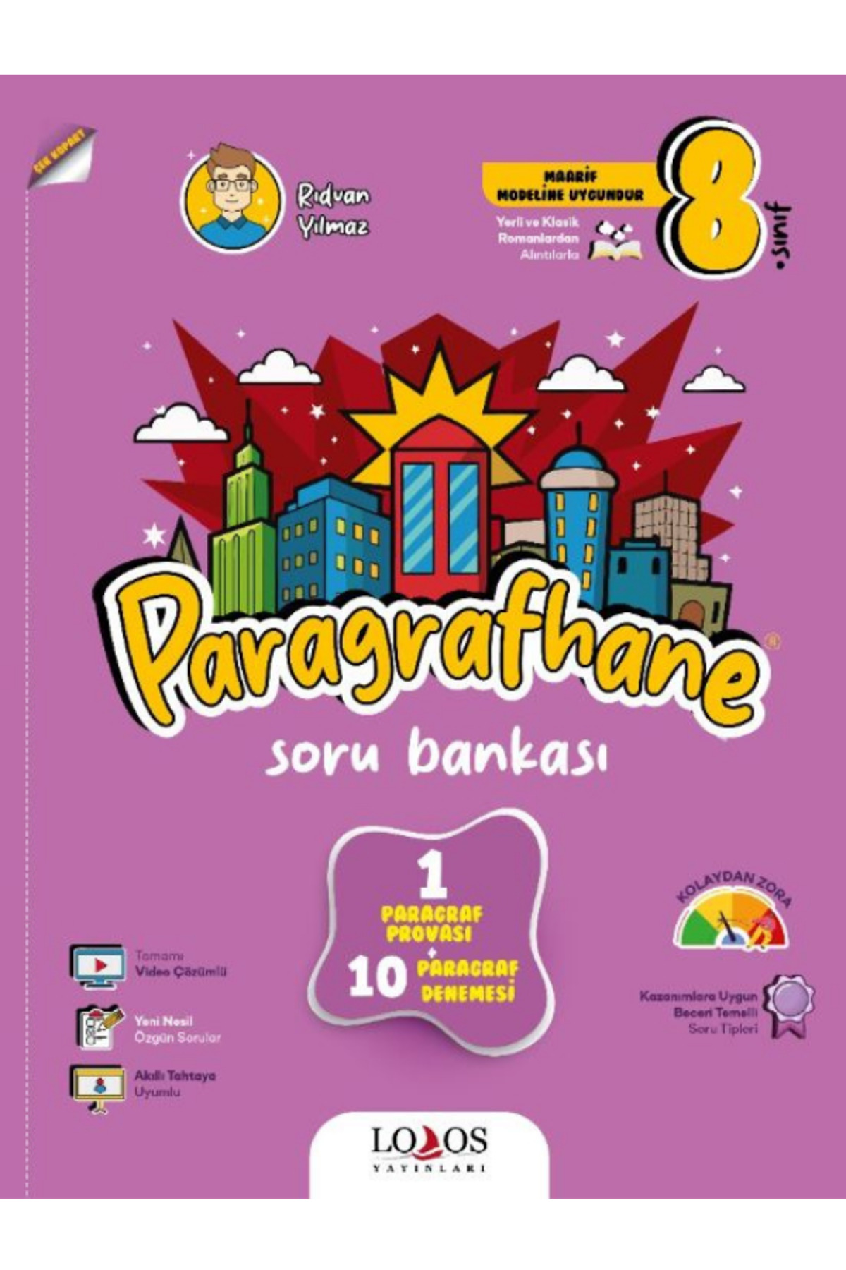 8.Sınıf Paragrafhane Soru Bankası Rıdvan Yılmaz